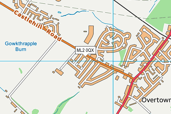 ML2 0QX map - OS VectorMap District (Ordnance Survey)