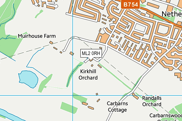 ML2 0RH map - OS VectorMap District (Ordnance Survey)