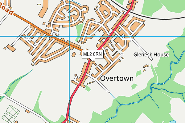 ML2 0RN map - OS VectorMap District (Ordnance Survey)