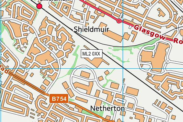 ML2 0XX map - OS VectorMap District (Ordnance Survey)