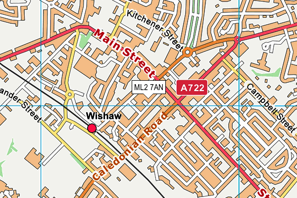 ML2 7AN map - OS VectorMap District (Ordnance Survey)