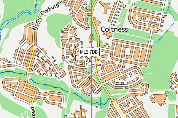 ML2 7DB map - OS VectorMap District (Ordnance Survey)