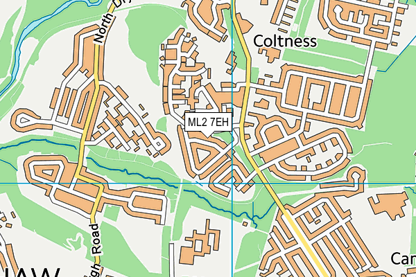 ML2 7EH map - OS VectorMap District (Ordnance Survey)