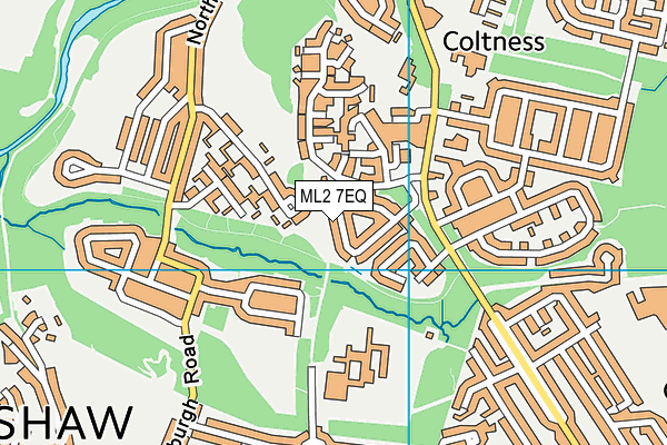ML2 7EQ map - OS VectorMap District (Ordnance Survey)