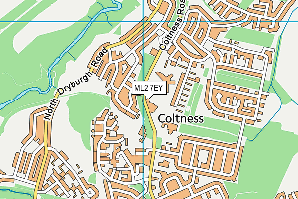 ML2 7EY map - OS VectorMap District (Ordnance Survey)