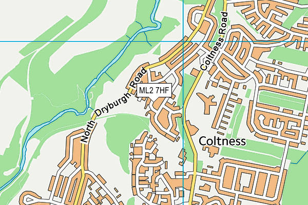 ML2 7HF map - OS VectorMap District (Ordnance Survey)