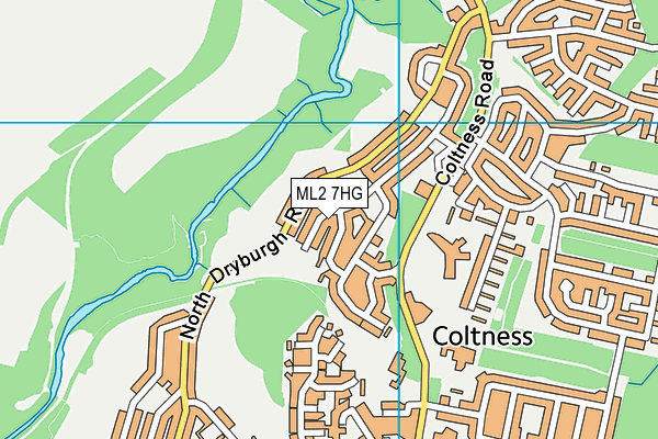 ML2 7HG map - OS VectorMap District (Ordnance Survey)