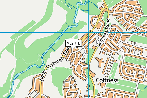 ML2 7HJ map - OS VectorMap District (Ordnance Survey)