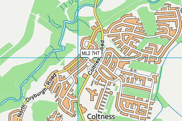 ML2 7HT map - OS VectorMap District (Ordnance Survey)