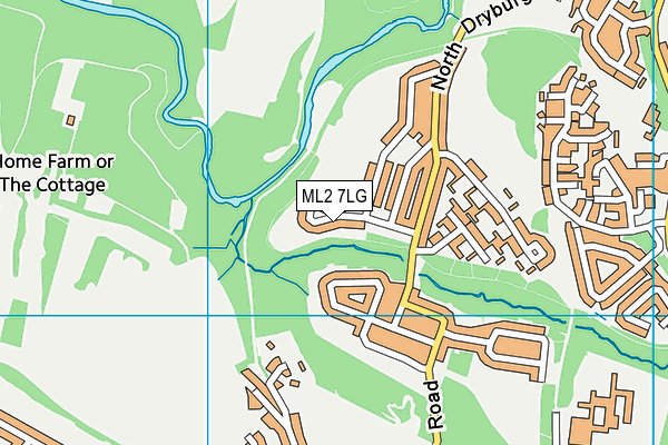 ML2 7LG map - OS VectorMap District (Ordnance Survey)