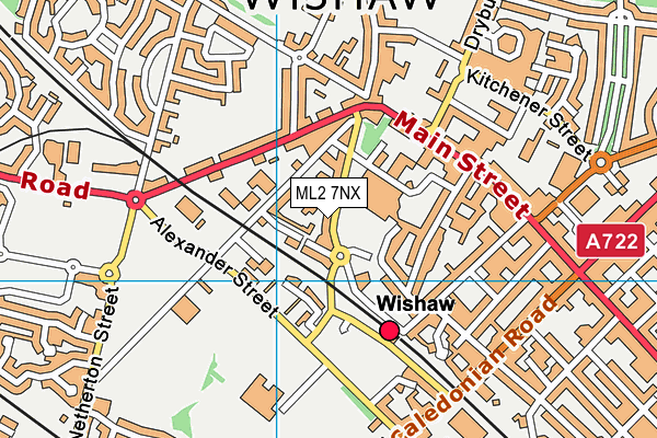 ML2 7NX map - OS VectorMap District (Ordnance Survey)