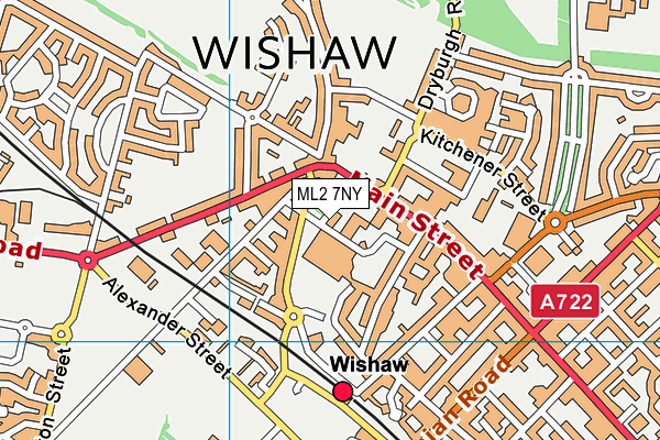Map of DM LEGAL WISHAW LIMITED at district scale