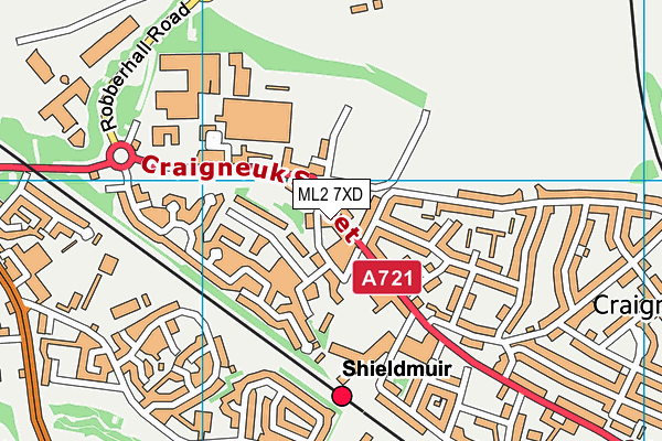Map of CRAIGNEUK BAR LTD at district scale