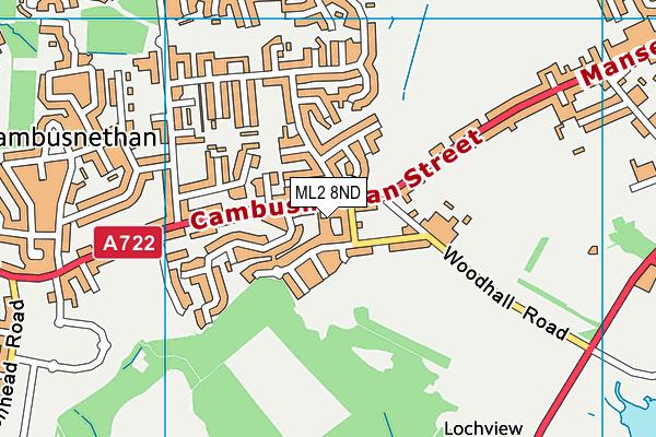 ML2 8ND map - OS VectorMap District (Ordnance Survey)