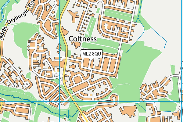 ML2 8QU map - OS VectorMap District (Ordnance Survey)