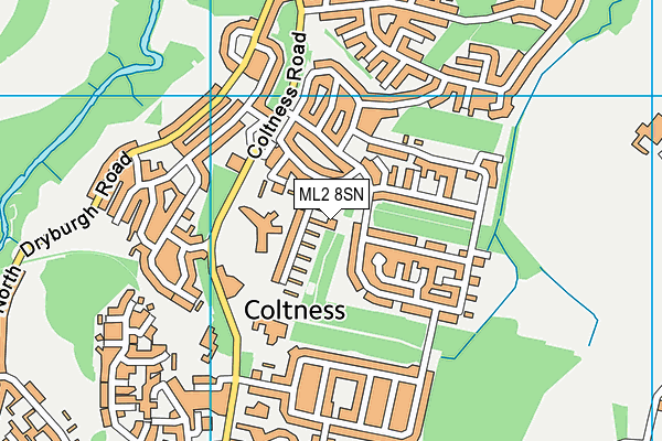 ML2 8SN map - OS VectorMap District (Ordnance Survey)