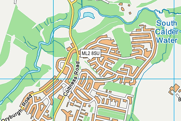 ML2 8SU map - OS VectorMap District (Ordnance Survey)