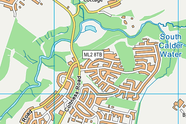 ML2 8TB map - OS VectorMap District (Ordnance Survey)