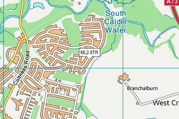 ML2 8TR map - OS VectorMap District (Ordnance Survey)