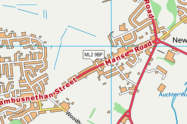 ML2 9BP map - OS VectorMap District (Ordnance Survey)