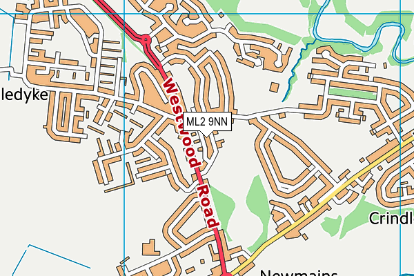 ML2 9NN map - OS VectorMap District (Ordnance Survey)