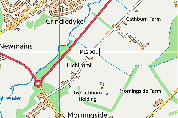 Map of CAMPBELL-BREED SERVICES LTD at district scale