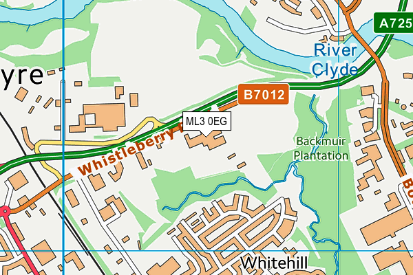 ML3 0EG map - OS VectorMap District (Ordnance Survey)