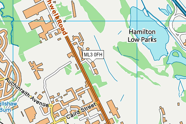 ML3 0FH map - OS VectorMap District (Ordnance Survey)