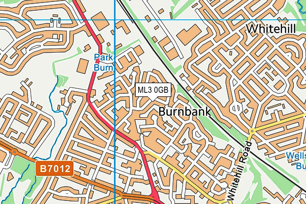 ML3 0GB map - OS VectorMap District (Ordnance Survey)