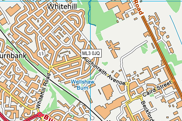 ML3 0JQ map - OS VectorMap District (Ordnance Survey)