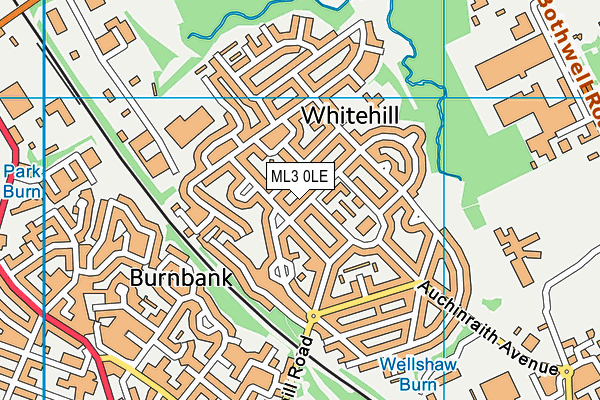 ML3 0LE map - OS VectorMap District (Ordnance Survey)