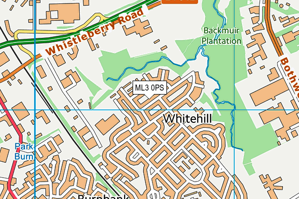 ML3 0PS map - OS VectorMap District (Ordnance Survey)