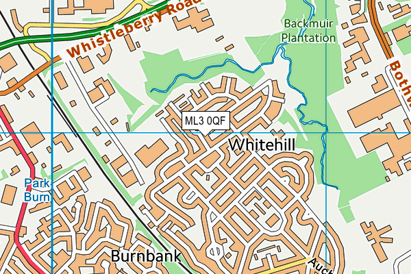 ML3 0QF map - OS VectorMap District (Ordnance Survey)