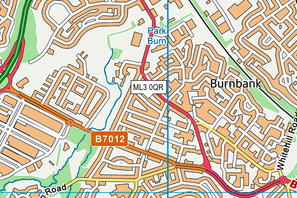 ML3 0QR map - OS VectorMap District (Ordnance Survey)