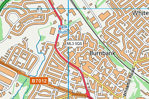 ML3 0QS map - OS VectorMap District (Ordnance Survey)