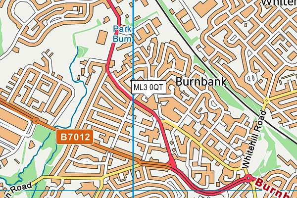 ML3 0QT map - OS VectorMap District (Ordnance Survey)