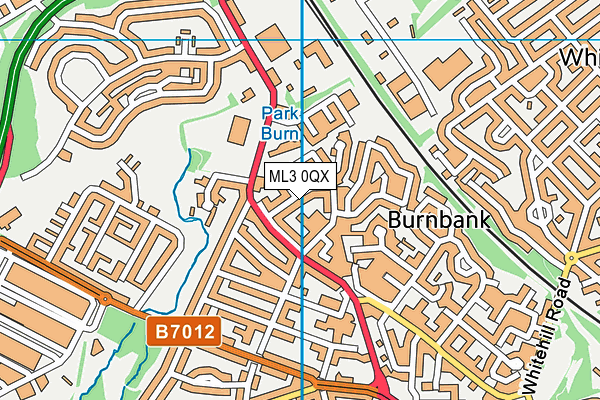 ML3 0QX map - OS VectorMap District (Ordnance Survey)