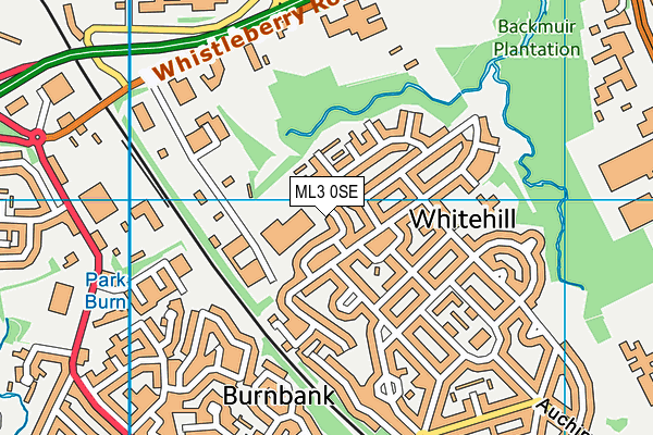 ML3 0SE map - OS VectorMap District (Ordnance Survey)