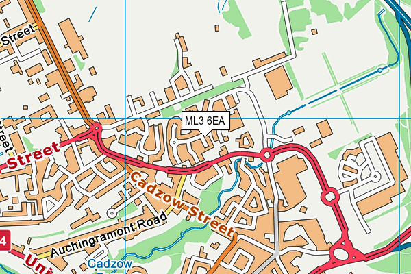 ML3 6EA map - OS VectorMap District (Ordnance Survey)