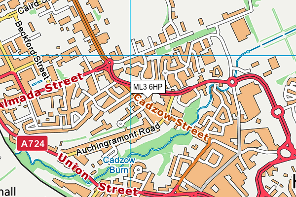 ML3 6HP map - OS VectorMap District (Ordnance Survey)