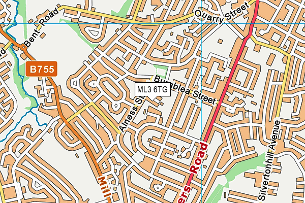 ML3 6TG map - OS VectorMap District (Ordnance Survey)