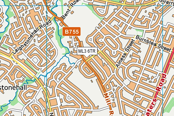 ML3 6TR map - OS VectorMap District (Ordnance Survey)