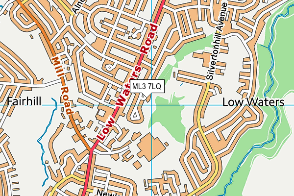 ML3 7LQ map - OS VectorMap District (Ordnance Survey)