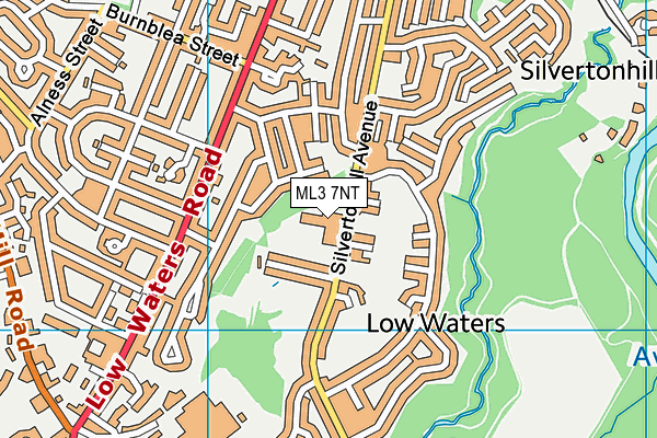 ML3 7NT map - OS VectorMap District (Ordnance Survey)