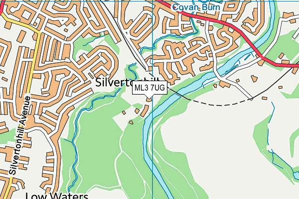 ML3 7UG map - OS VectorMap District (Ordnance Survey)