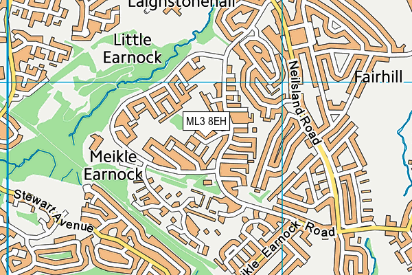 ML3 8EH map - OS VectorMap District (Ordnance Survey)