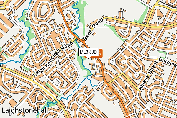 ML3 8JD map - OS VectorMap District (Ordnance Survey)
