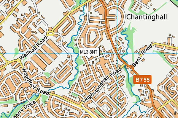 ML3 8NT map - OS VectorMap District (Ordnance Survey)
