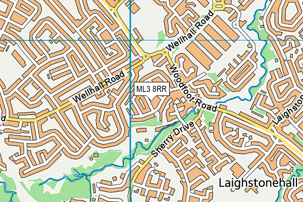 ML3 8RR map - OS VectorMap District (Ordnance Survey)