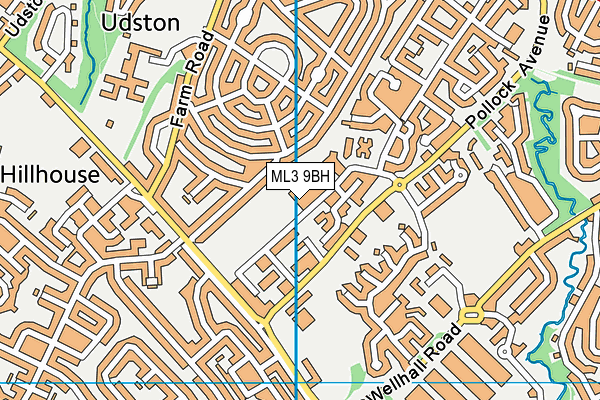 ML3 9BH map - OS VectorMap District (Ordnance Survey)